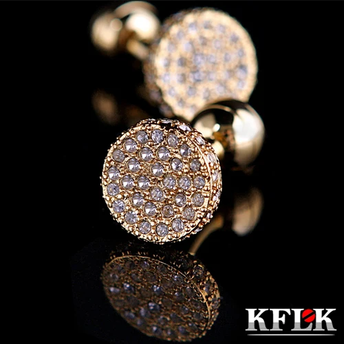 KFLK 2019 роскошные запонки для рубашки мужские подарки брендовые пуговицы