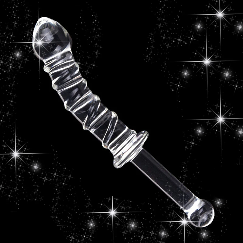 Pyrex стеклянный фаллоимитатор искусственный пенис Хрустальные Анальные бусины