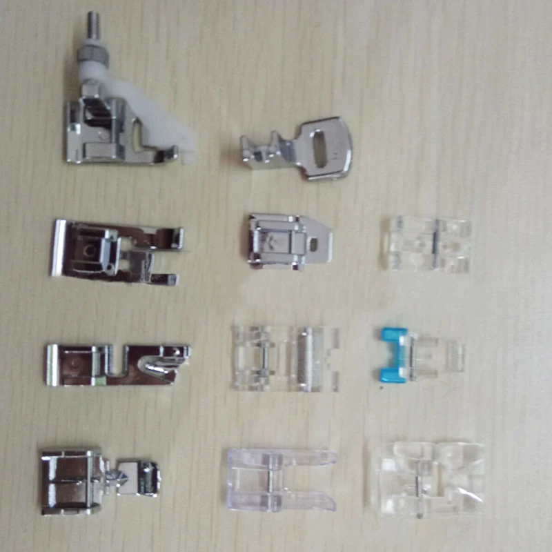 

11pcs/set Different Features Sewing Machine Foot Combination 505A Dedicated Sewing Feet Suit for Home Sewing Machine Accessories