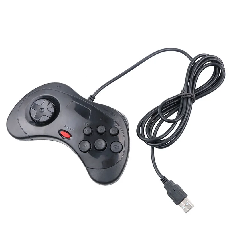 Проводной игровой контроллер Sega Saturn USB геймпад джойстик для систем Классический