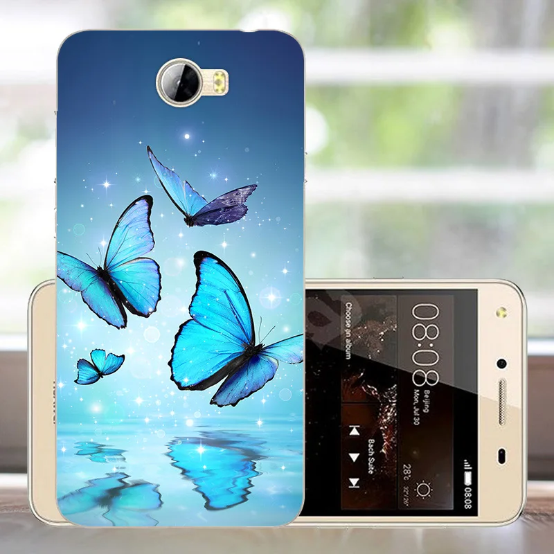 Мягкий чехол из ТПУ 5,0 дюйма для huawei honor 5A, силиконовый чехол, чехол с узором для huawei honor 5A, чехол для huawei honor 5A LYO-L 21, чехол