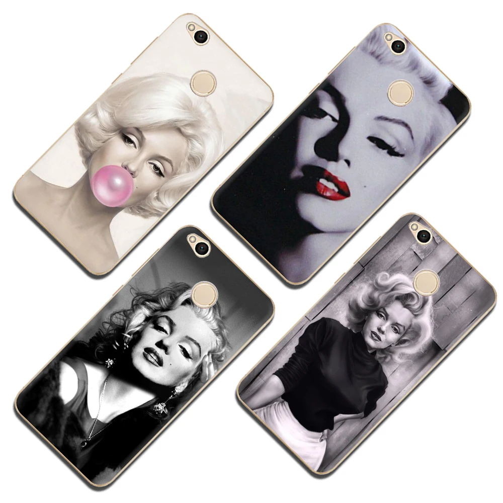 Одри Хепберн Мэрилин Монро Жесткий Чехол для телефона с рисунком в виде чехол Xiaomi