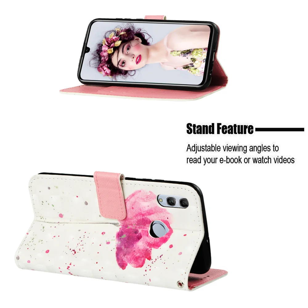Чехол-книжка для Huawei P Smart Z Plus Y9 Prime 2019 2020 P30 P40 Pro Nova 3e 2i P9 Lite Mini Honor 9 10 10i 8A | Мобильные