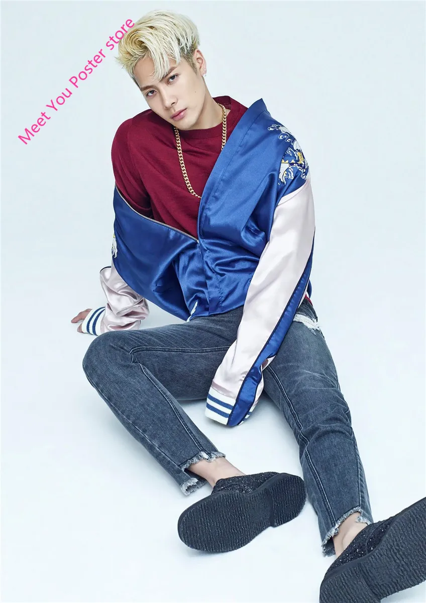 KPOP GOT7 плакат глаза на йо само белое покрытие GOT 7 плакаты домашний декор украшения гостиной художественные наклейки на стену подарок B4