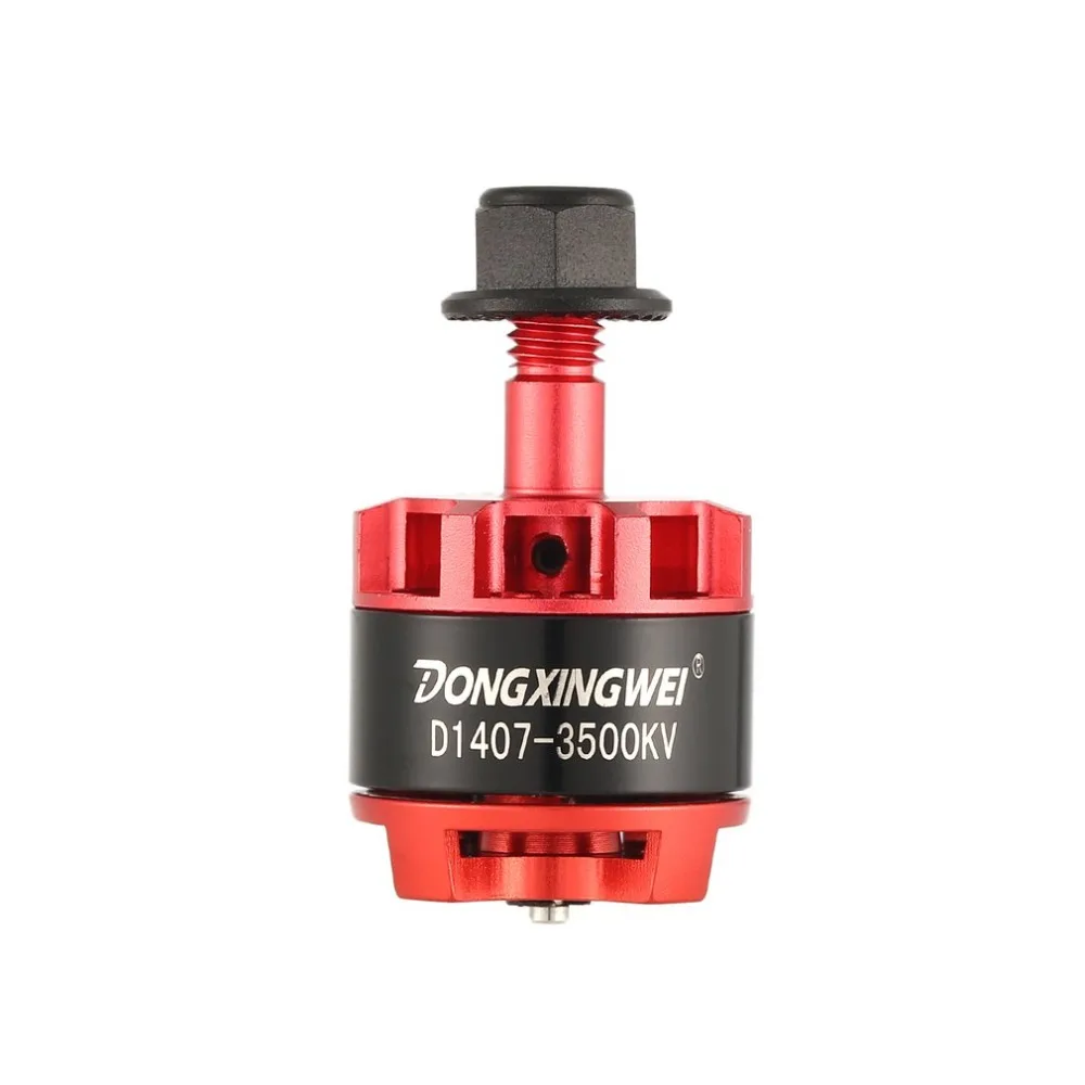 4 шт DXW D1407 3500KV 2200KV 2400KV 2600KV 2700KV 2 3 S CW/CCW 5 мм бесщеточный двигатель для RC гоночный Drone