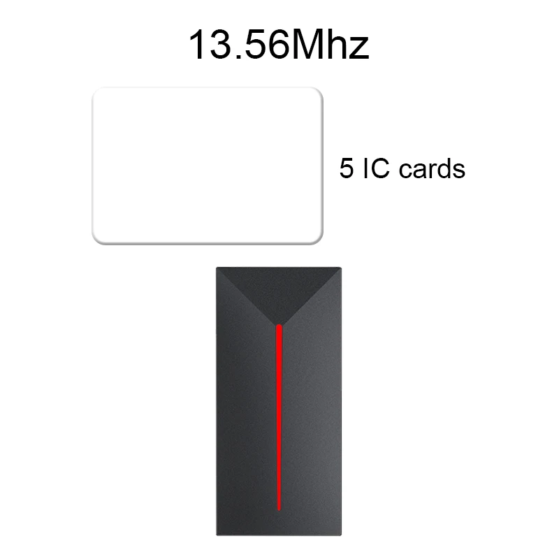 With 5pcs IC Card Eseye RFID считыватель длинный диапазон считыватель система контроля допуска к двери IP68 водонепроницаемый считыватель 125 кГц/13,56 МГц бесконтактная карточная машина - Цвет: With 5pcs IC Card