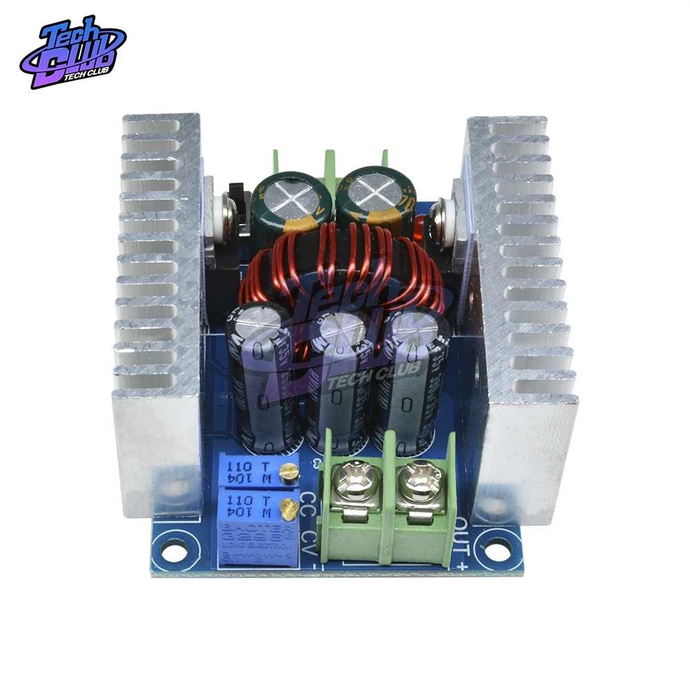 DC понижающий преобразователь модуль постоянного тока 300 Вт 20A светодиодный