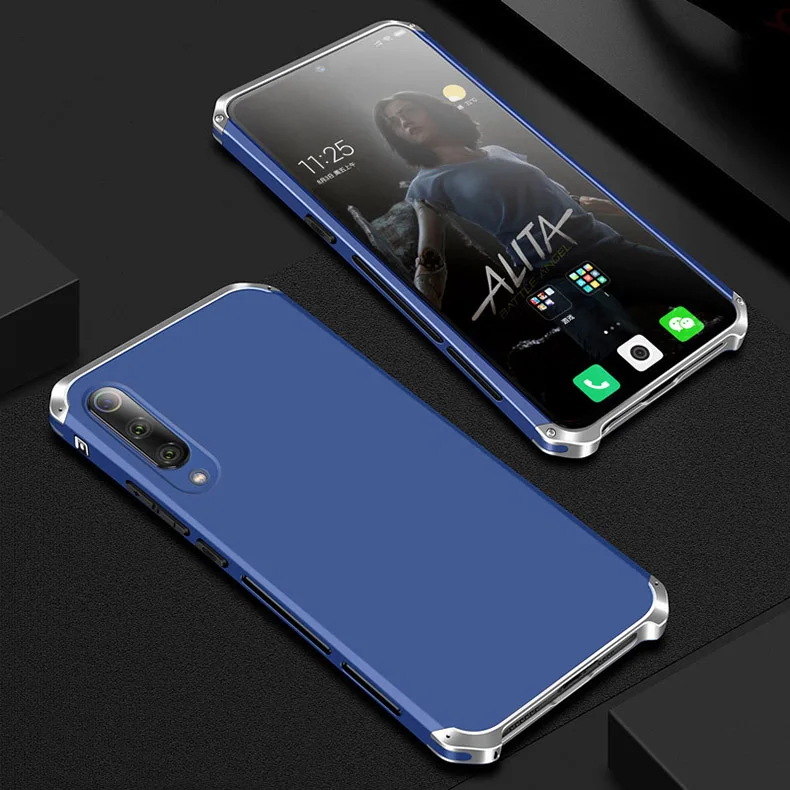 Роскошный противоударный чехол для Xiaomi Redmi Note 8Pro, алюминиевый металлический каркас, жесткий чехол из ТПУ Для Xiaomi 9 Note7 Mi8, чехол, броня, Fundas
