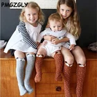 Детские носки до колена с изображением лисы, для мальчиков и девочек, на весну и осень, хлопковые гетры, подарки для детей от 0 до 6 лет