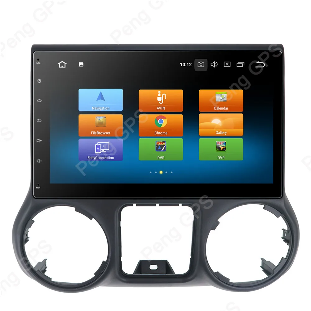 2 Din Android 8 0 Автомобильный CD DVD плеер ядер GPS навигация для Jeep Grand Wrangler 2011 2016 стерео