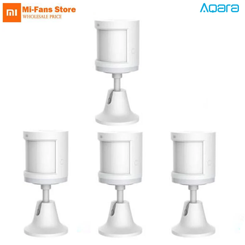 Большая распродажа обновленный Xiaomi Aqara датчик человеческого тела умный датчик движения тела Zigbee подключение приложение Mihome через Android и IOS