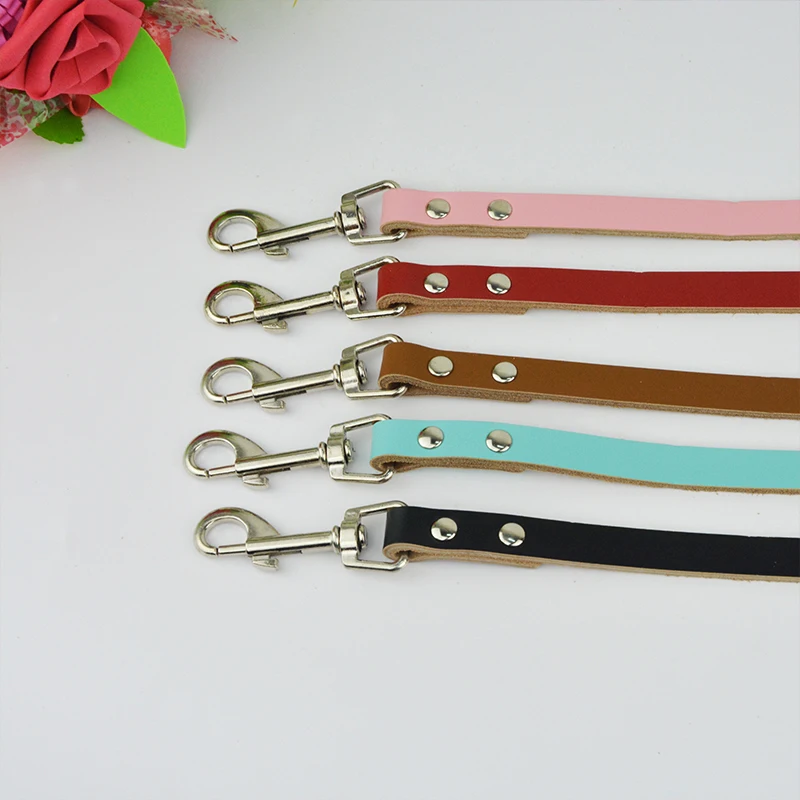 Поводок для собак из натуральной воловьей кожи с узором под крокодила 120 см|leash