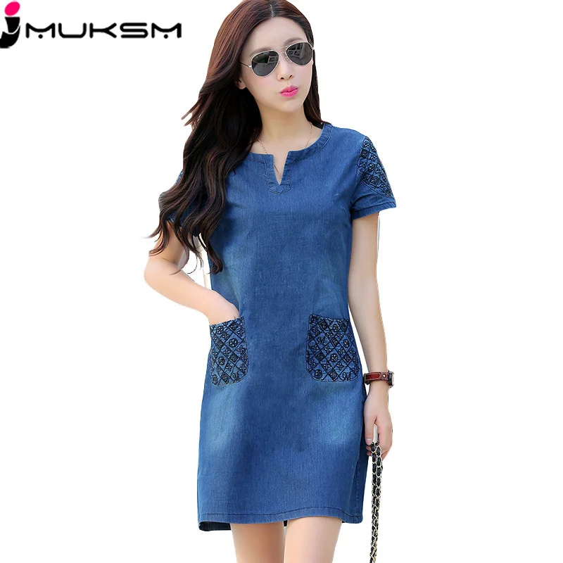 Новинка 2018 повседневное летнее джинсовое платье женские джинсовые платья