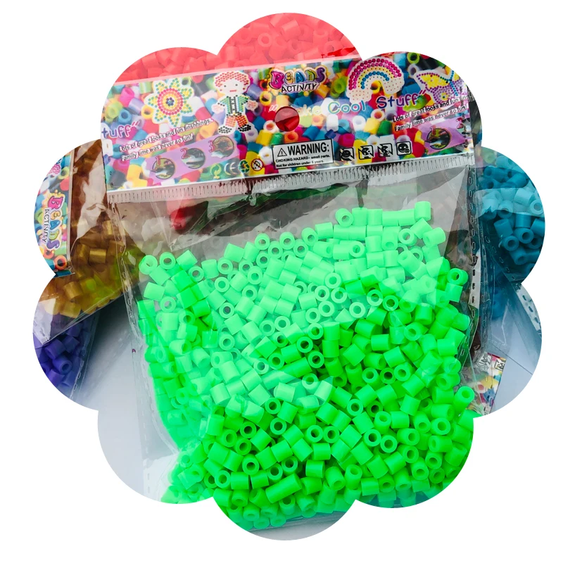 DOLLRYGA 5 мм, 1000 шт, 50 цветов, бусины для детей, Хама, бусины Perler, сделай сам, пазлы, Горох, высокое качество, подарки ручной работы, детские игрушки