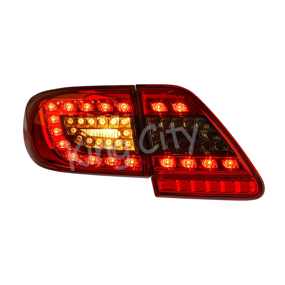 CAPQX 4 шт./лот для Toyota Corolla 2011 2012 2013 светодио дный сзади Фонарь Тормозные задний свет, задний фонарь стоп Парковка лампы фар