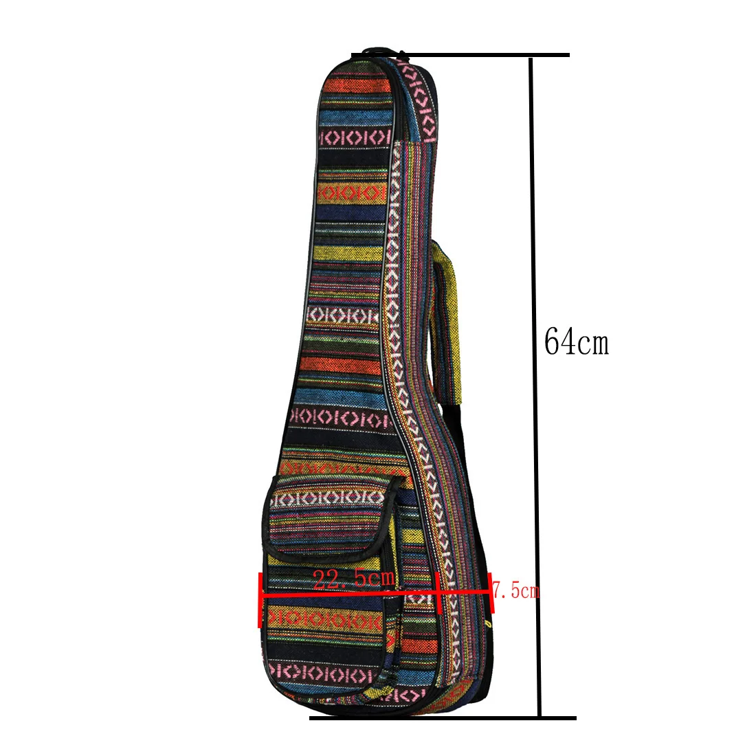 XFDZ 23 дюймов портативный хлопок нейлон мягкий бас гитара Gig Bag Гавайские гитары укулеле Чехол Коробка гитары ra чехол рюкзак с двойным ремешком
