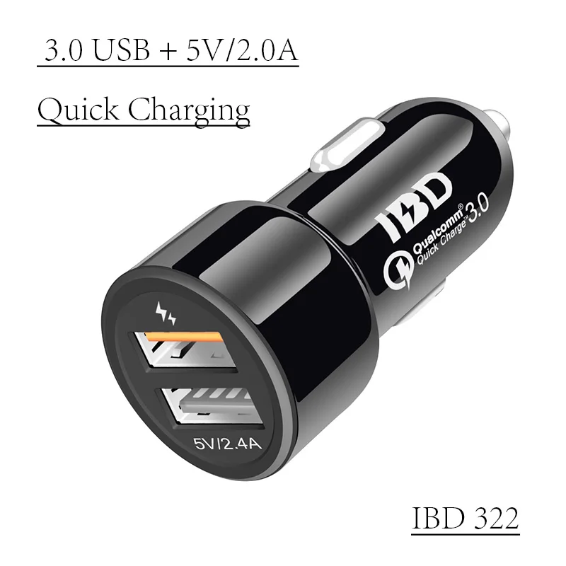 Автомобильное зарядное устройство с двумя usb-портами PowerDrive 2 для iPhone Xs/XS