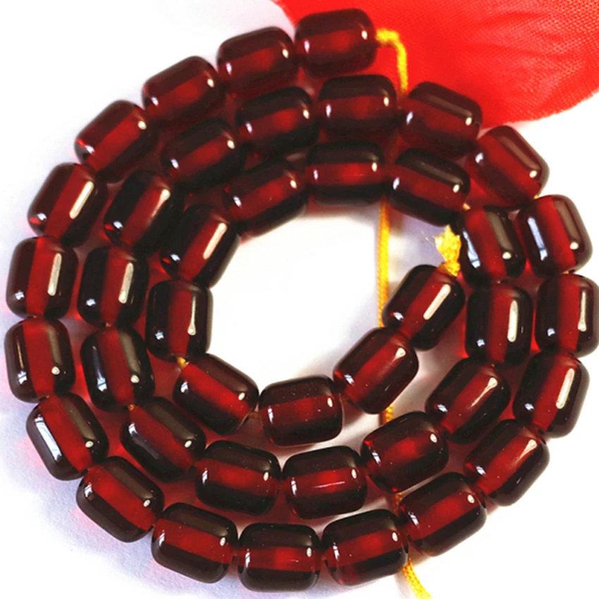 

6 colors resin beeswax barrel tube rice 8*9,9*11,10*13mm women loose spacers beads findings diy jewelry accessories 15inch B68