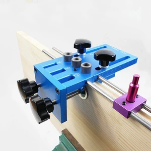 Сверлильный локатор 3 в 1, набор направляющих для сверления, столярные изделия для деревообработки, высокоточные дюбели, набор инструментов для деревообработки