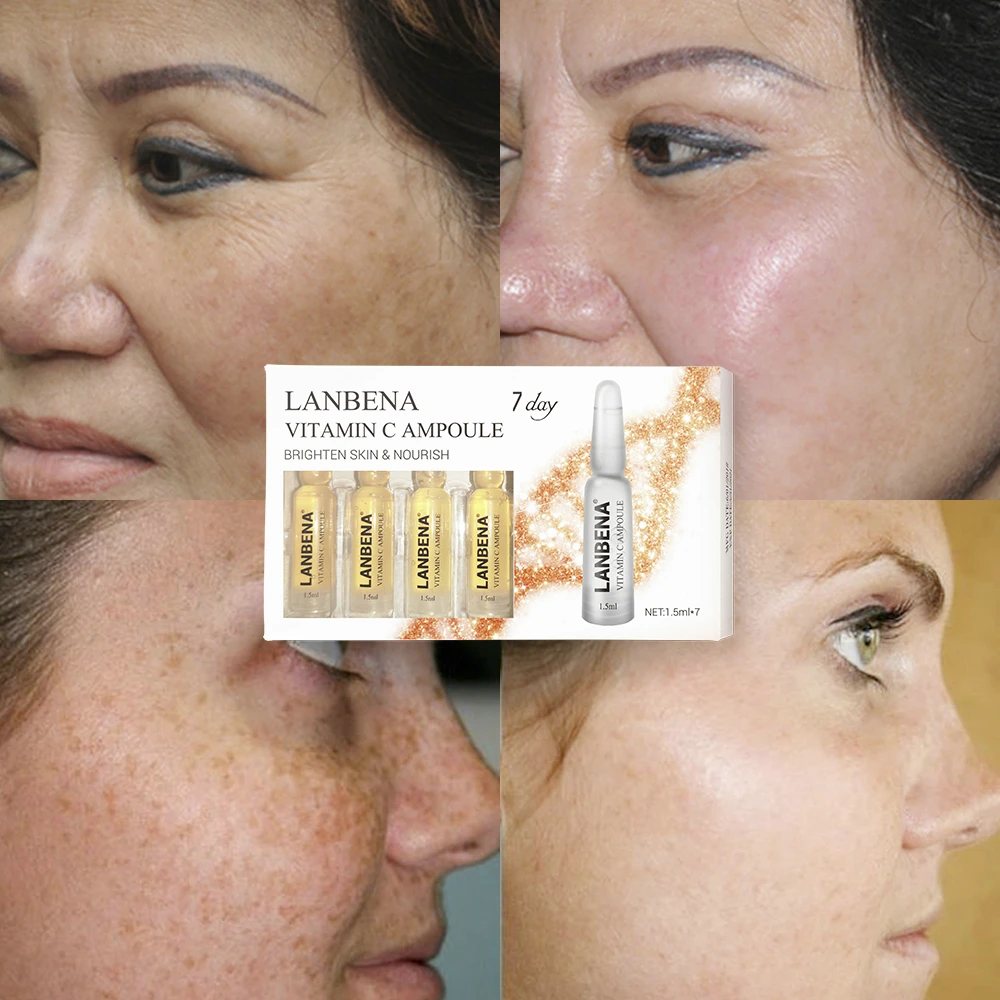 LANBENA Сыворотка для лица ампул сывороточная Гиалуроновая Кислота Витамин С