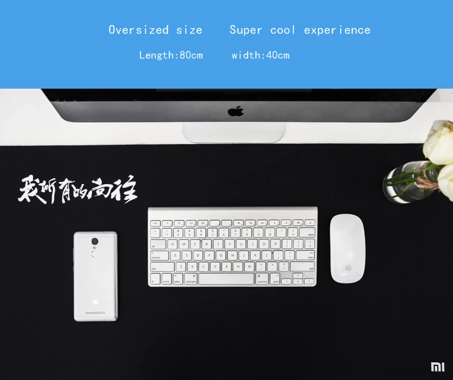 Xiaomi очень большой водонепроницаемый игровой коврик для мыши геймер компьютерный коврик для мыши резиновый игровой коврик для мыши Противоскользящий мягкий коврик