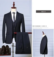 costume homme men suits for wedding suit male suit stripe mens dress business suits jacketpantsvest ternos masculino
