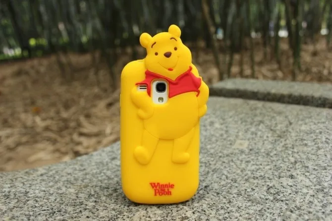 1pcs Free ship! 3D Bear Mickey Minnie Mouse Piglet Duck Squirrel Silicone Case For Samsung Galaxy S3 Mini I8190 |