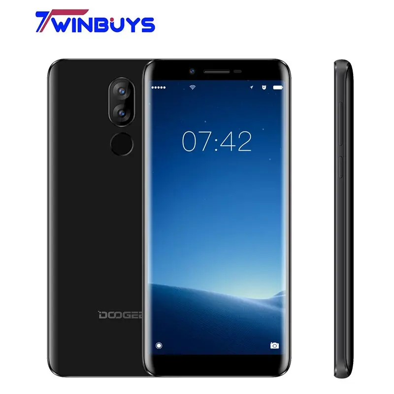 DOOGEE X60L 4G смартфон 5 &quot18:9 полный экран MTK6737V четырехъядерный 2 Гб 16 Двойная Задняя