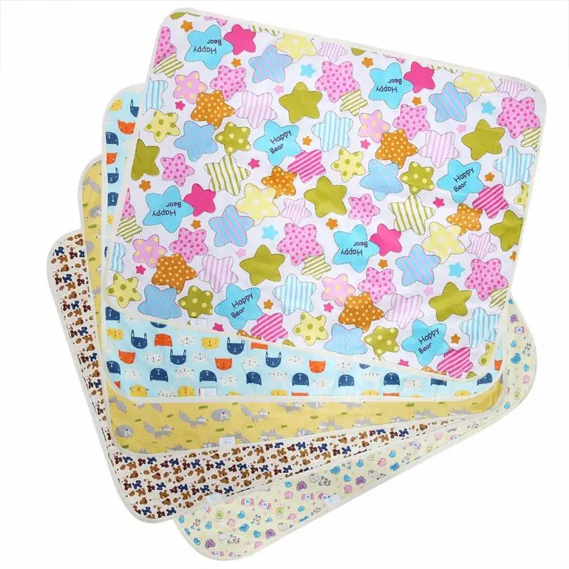 Пеленки для младенцев 60х80см Пеленальный Коврик новорожденных водонепроницаемый