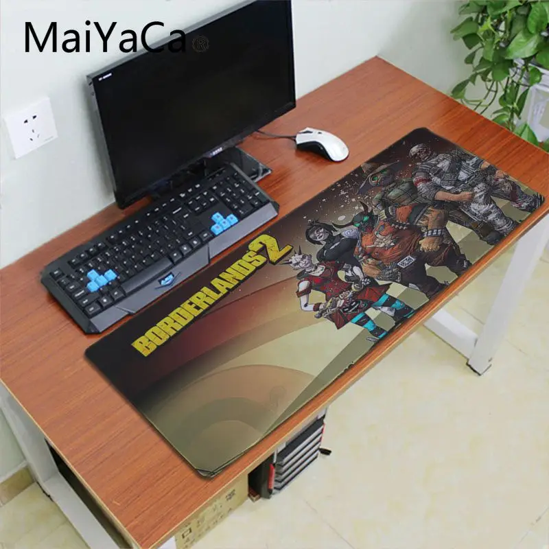 Lock Edge 30X70cm Maiyaca borderland 2madness pack игровые коврики для геймеров игровой коврик для мыши скоростная клавиатура мышь mat30x70cm ноутбук Настольный коврик - Цвет: Lock Edge 30X70cm