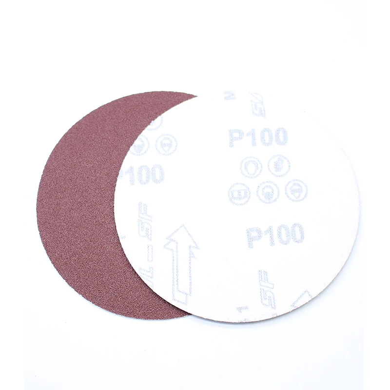 100 шт. 5-дюймовый Круглый шлифовальный диск полировальный лист 60 #-1000 # Grits |