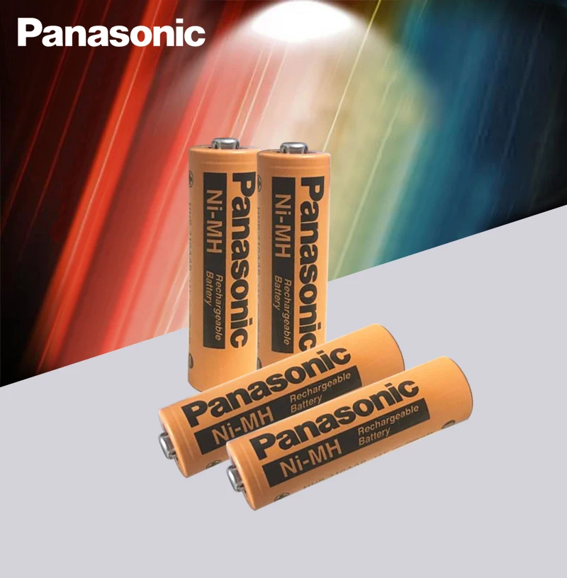 2 шт./лот Panasonic AA 1,2 в 2000 мАч перезаряжаемый NiHM аккумулятор с низким разрядом зарядки или 1200 раз