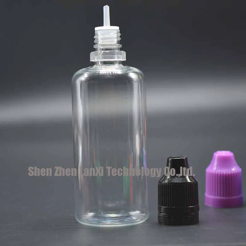Plastic Liquid Bottle Needle Empty 60ml Soft PET Dropper Bottles with Childproof Cap for E | Красота и здоровье