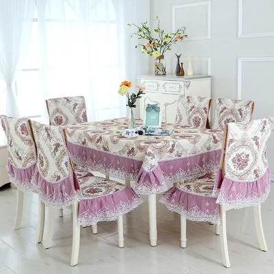 

Новинка, новая кружевная настольная скатерть 13 шт./компл., искусственная ткань из полиэстера, украшение для нового дома