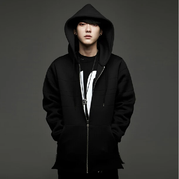 man hoodie M L XL XXL sports jacket female hoodies black/white Cardigan zipper hoodie|sweater fleece|hoodie sweater mensweater |