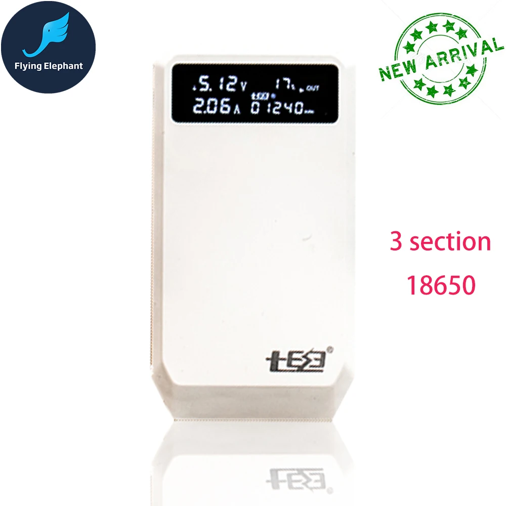 Micro type-C QiDian 183, зарядное устройство, быстрая зарядка, 3 секции, источник питания, 18650, QC3.0, мультинапряжение, выход, батарейный блок, QD 183-PD