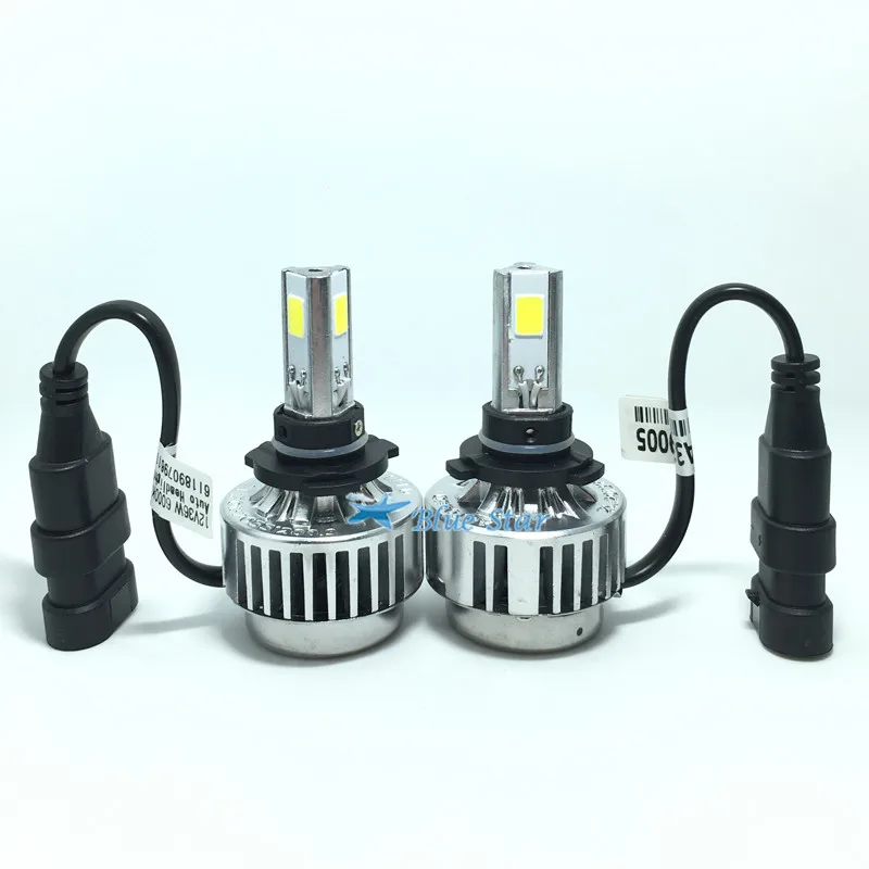 3 COB H8 H9 фар H11 лампы 12 V 72 W фары для 6600LM авто светодиодный фары для автомобиля замена лампы светодиодный белый 6000 k 9005 9006 H7, HB3, HB4