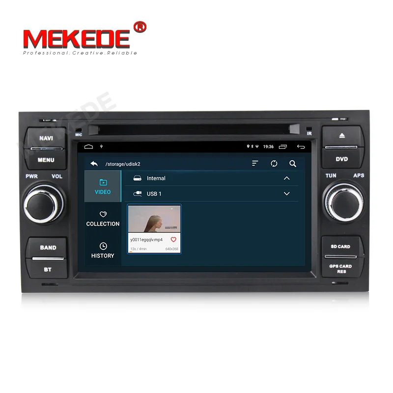 Автомобильный DVD плеер MEKEDE Android 10 0 четырёхъядерный процессор 32 Гб ПЗУ gps для Ford Focus
