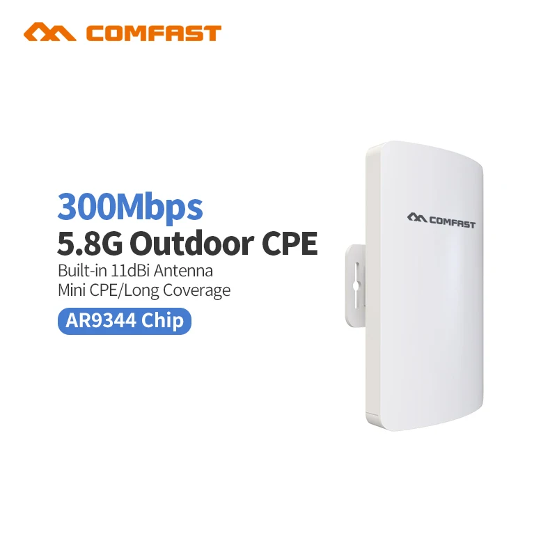 COMFAST 5.8 Г беспроводной открытый Wi Fi CPE усилитель сигнала 1 3 км мониторинг сети IP Cam