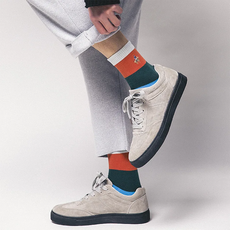 Новые Стандартные размеры 39 44 повседневные хлопковые носки высококачественные