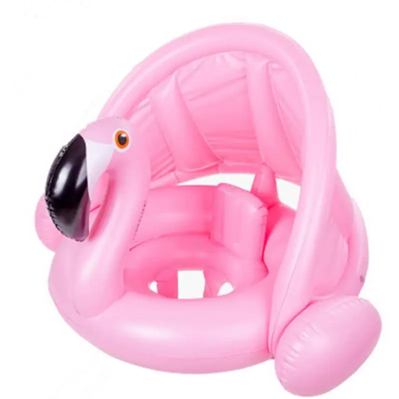 Летнее Детское надувное кольцо для плавательного сиденья Надувное розовое