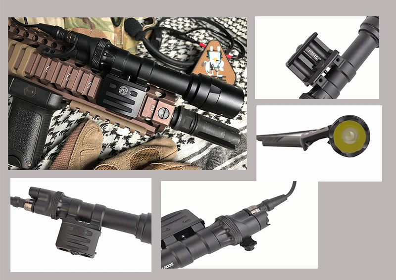 Airsoft элемент Surefir тактический фонарь M612 ультра супер яркий 350 лм светодиодный для