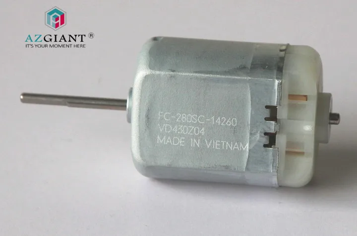 AZGIANT 1-10 шт. 12 В постоянного тока Автомобильный Замок двигателя FC 280SC 14260 миниатюрная Угольная щетка 280 мотор 6800 об/мин для mabuchi D CUT вал