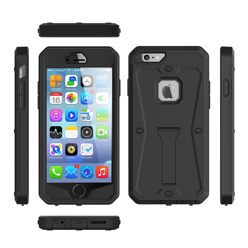 Сверхмощный прочный Чехол-бак противоударный чехол для телефона гибридный из