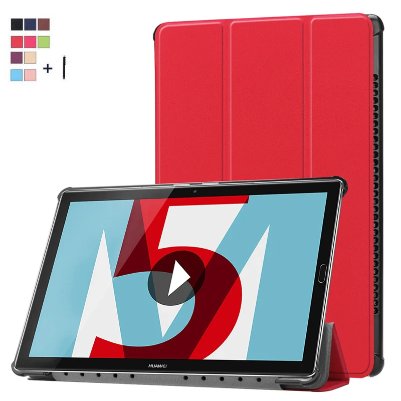 Чехол для планшета HUAWEI MediaPad M5 Pro 10 8 дюйма флип-подставка кожаный чехол Huawei + стилус