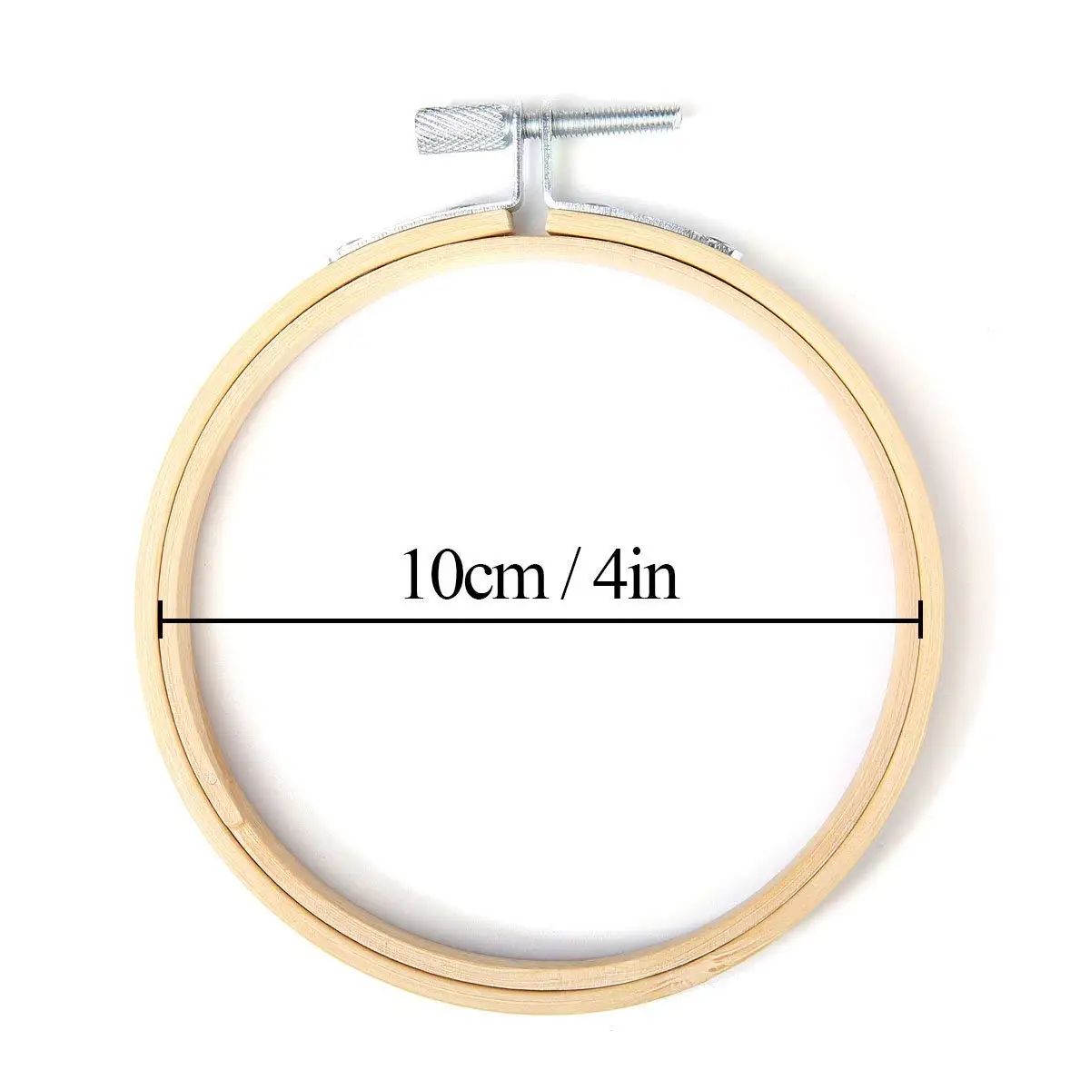 

10pcs/set 8/10cm Embroidery Hoops Frame Set Bamboo Wooden Embroidery Hoop Rings for DIY Cross Stitch Needle Craft Tool