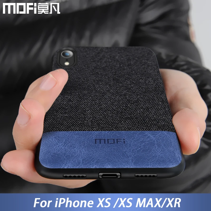 Оригинальный чехол MOFi для iPhone XS XR тканевый защитный силиконовый чехлы Max|Бамперы|