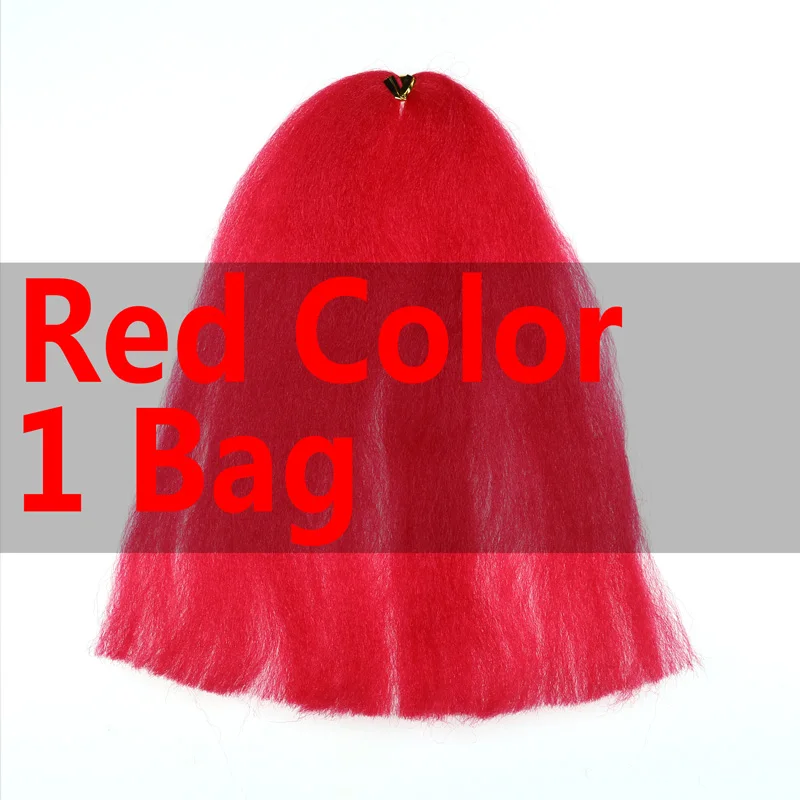 Red Color 1 Bag Bimoo 1 упак./лот из-за мягкого и вещество-поглотитель EP стример волокна для Minnow Стример Летать тела, что делает завязывания Материал синий/коричневый/зеленый красного цвета - Цвет: Red Color 1 Bag