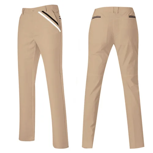 Новые мужские штаны PGM Golf осенняя одежда высокоэластичные брюки быстросохнущие тонкие брюки плюс размер XXS 3XL 98% полиэстер - Цвет: Хаки