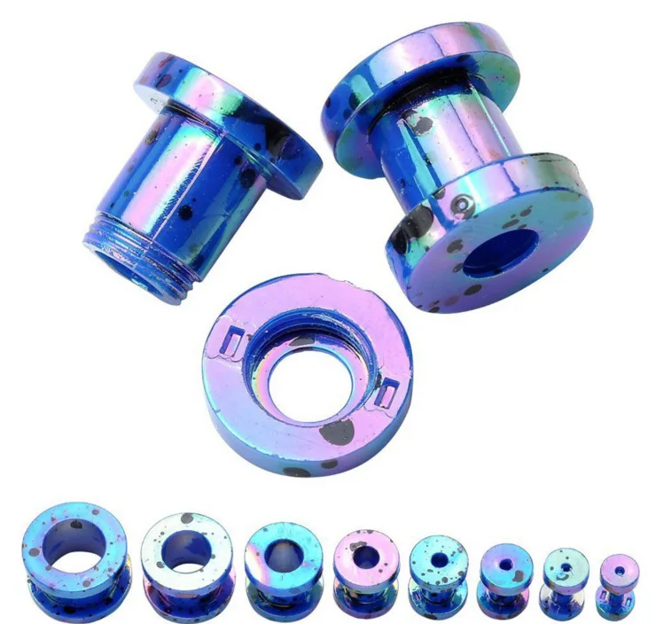 Акриловые серьги вкладыши с 3D принтом 2 12 мм|jewelry piercing|earring gaugesear gauges |